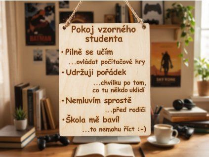 Cedulka pro teenegera s vtipným nápisem