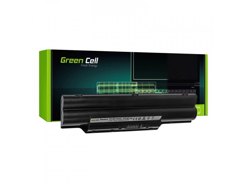 106745 green cell baterie pro fujitsu lifebook s2210 s6310 l1010 p770 11 1v 4400mah fs07