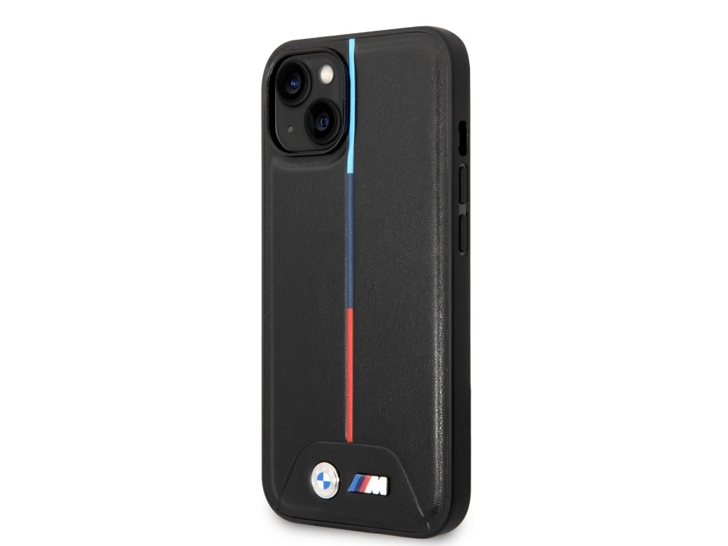 BMW M Tricolor Stripe Zadní Kryt pro iPhone 14 Plus Black
