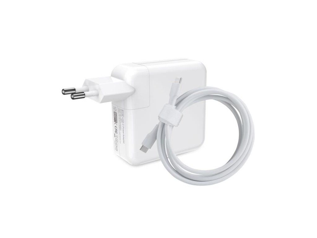 DeTech 61W Universal Notebook Adapter Type-C USB-C bílý