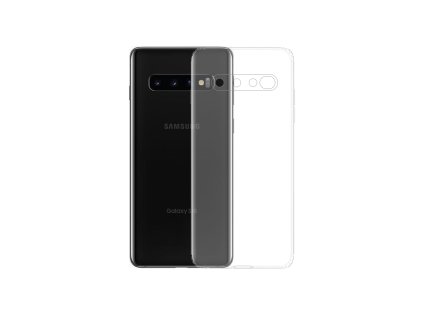 DeTech Silikonové pouzdro pro Samsung Galaxy S10 - průhledné