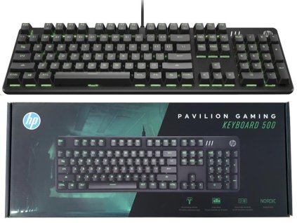 Herní klávesnice HP Pavilion Gaming 500 - Nordic