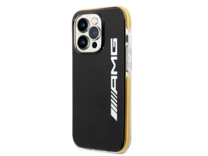 AMG PC/TPE Vertical Logo Zadní Kryt pro iPhone 14 Pro Black