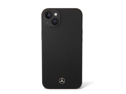 Mercedes Liquid Silicone Zadní Kryt pro iPhone 14 Pro Black