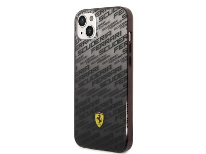 Ferrari Gradient Allover Zadní Kryt pro iPhone 14 Plus Black