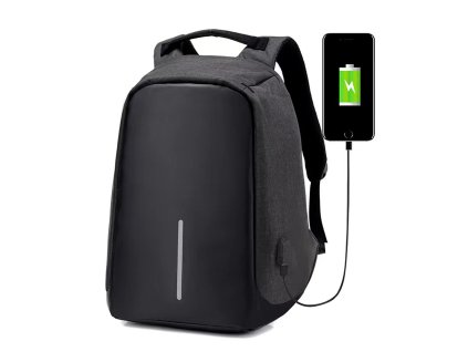 DeTech Batoh pro notebook Power Backpack BP-01, 15.6", černá