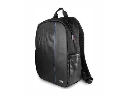 BMW Carbon Navy Stripe Backpack, černá