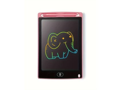 DeTech Dětská kreslící podložka - Kids LCD Drawing board K9, 10", - růžová