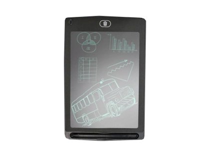 DeTech Dětská kreslící podložka - Kids LCD Drawing board K8, 8.5", - černá