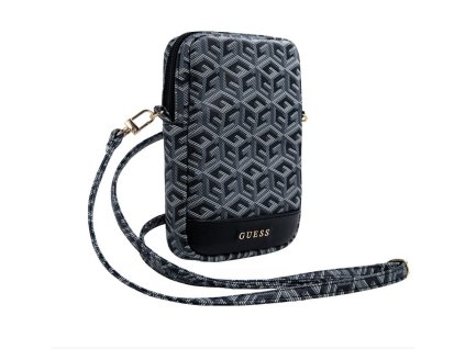 Guess PU G Cube Wallet Phone Bag Zipper, černá