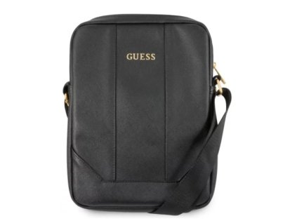 Taška na tablet Guess Saffiano Look 10" černá