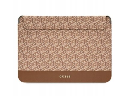 Guess PU G Cube Computer Sleeve 16" Brown