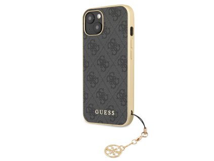 Guess 4G Charms Zadní Kryt pro iPhone 13 Grey