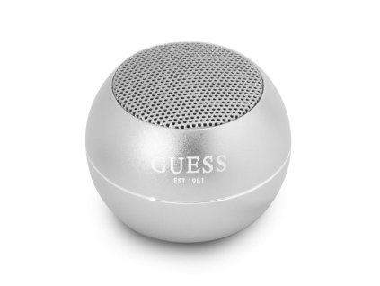 Guess Mini Bluetooth Speaker 3W 4H Silver