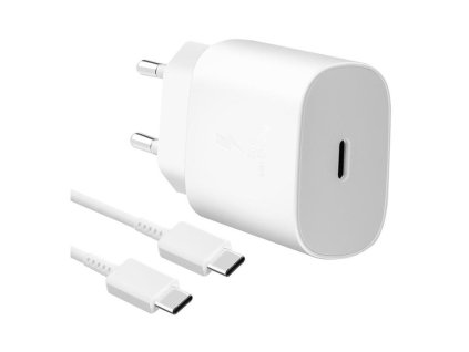 Samsung 25W Cestovní nabíječka + USB-C Kabel