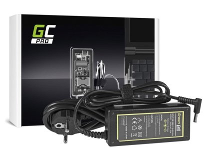 GreenCell AD49P adaptér 65W pro HP - tenký kulatý konektor