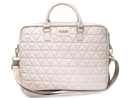 Guess Quilted Obal Pro Notebook 15" růžový
