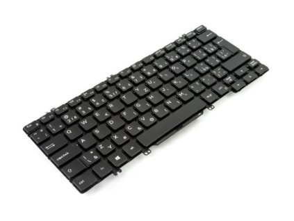 DeTech Podsvícená klávesnice pro notebook Dell 7300, CZ