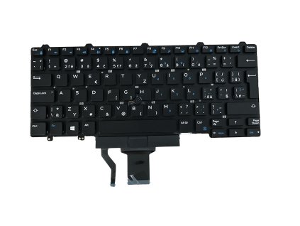 DeTech Klávesnice pro notebook Dell 5480, CZ