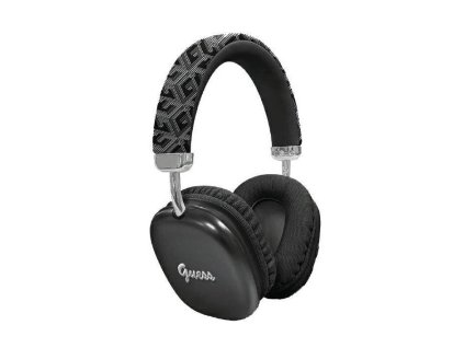 Guess Metal Script Logo Bluetooth Stereo Sluchátka Black