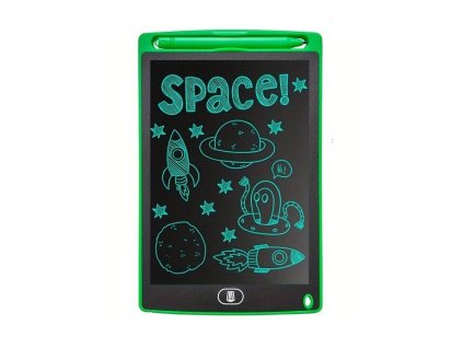 DeTech Dětská kreslící podložka K8, 8.5" - zelená