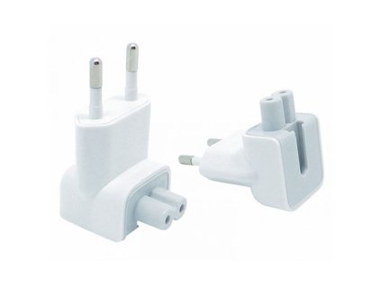 DeTech Adaptér EU plug pro Apple - bílá