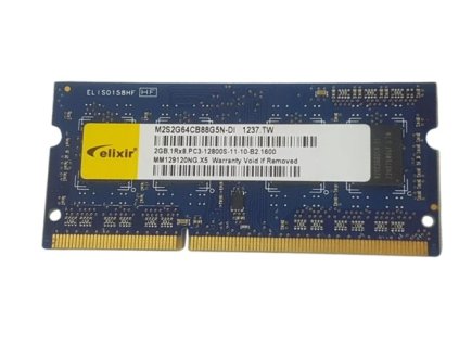 Elixir 2GB DDR3 PC12800 1600MHz SODIMM CL11
