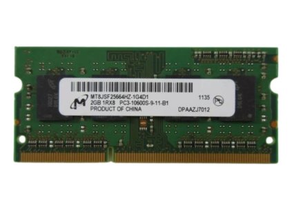 Micron 2GB DDR3 PC10600 1333MHz SODIMM CL9