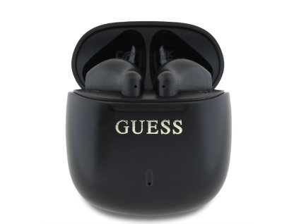 Guess Printed Classic Logo TWS Bezdrátová Sluchátka Black
