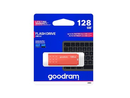 GOODRAM UME3 128GB ORANGE USB 3.2 gen - oranžová