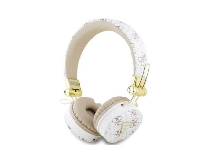 Guess headphones Bluetooth ENC white 4G Triangle Round Shape
