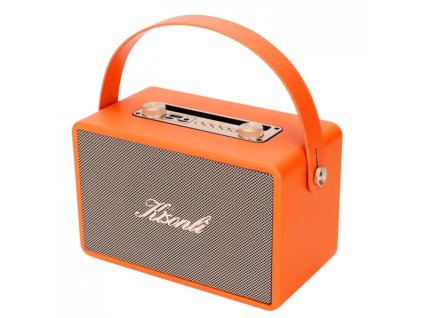 Reproduktor Kisonli G106, Bluetooth, USB, SD – oranžová