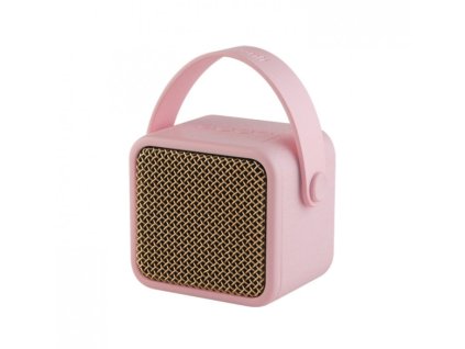 Reproduktor Kisonli S1, Bluetooth, USB, SD, FM, AUX – růžová