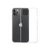 DeTech Silikonový ochranný obal pro iPhone 11 Pro Max - průhledný