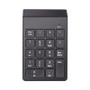 DeTech Bezdrátová numerická klávesnice K1, černá