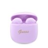 Guess True Wireless Script Logo BT5.3 6H Stereo Earphones Purple