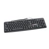 C-TECH klávesnice KB-102 USB, slim, black, CZ/SK