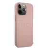 Guess PU Leather Saffiano Pink Kryt iPhone 14 Pro Max 3