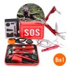 DeTech Multifunkční nářadí 8in1 multitool survival