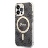 Guess IML 4G MagSafe Zadní Kryt pro iPhone 13 Pro Black