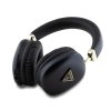 Guess PU Leather 4G Triangle Logo Bluetooth Stereo Headphone Black