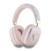 Guess PU Leather 4G Triangle Logo Bluetooth Stereo Headphone Pink