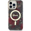 Guess PC/TPU Flowers IML MagSafe kryt iPhone 13 Pro Max kaki