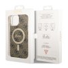 Guess IML 4G MagSafe Zadní Kryt pro iPhone 13 Pro Max Brown
