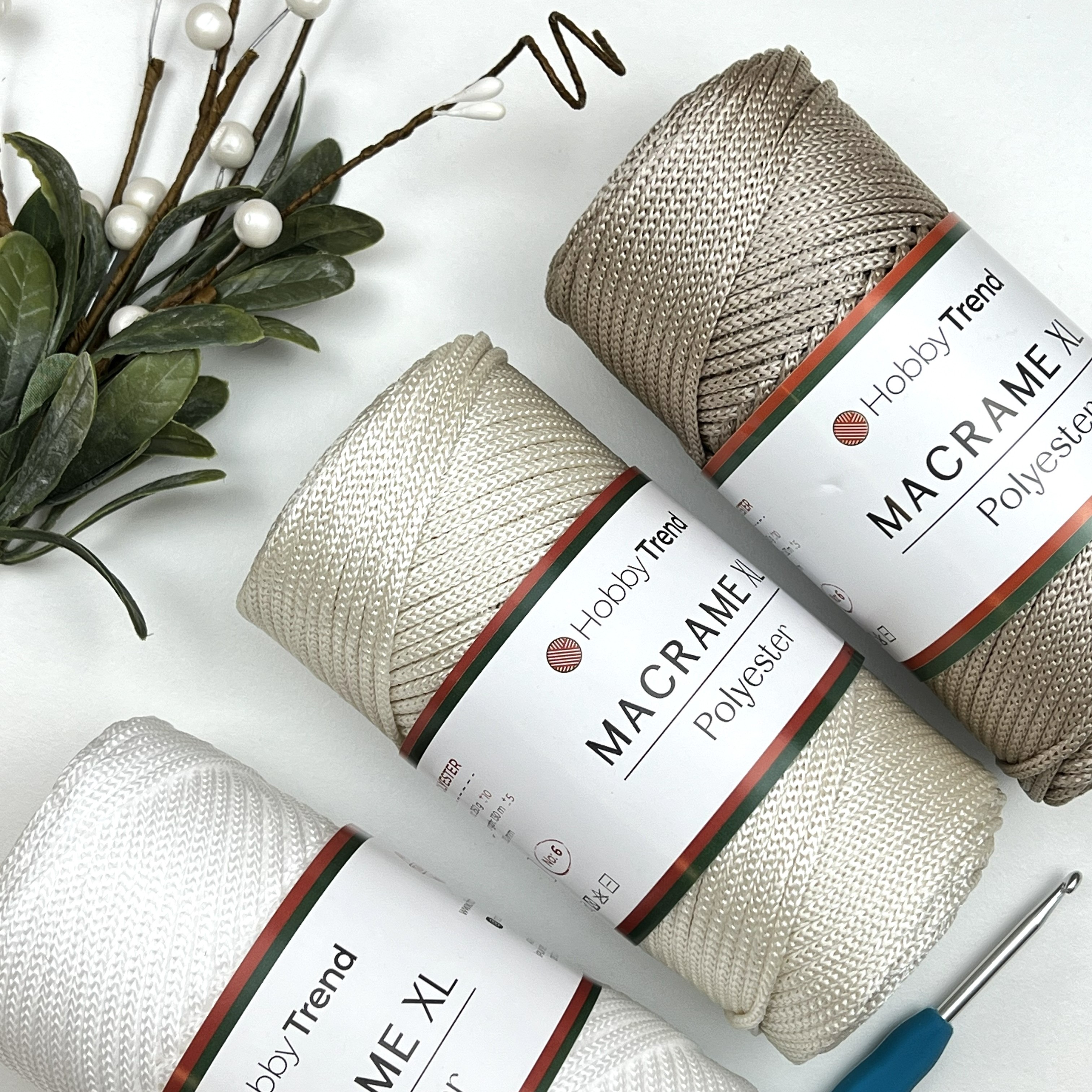 Šňůry PP Macrame XL Hobby Trend