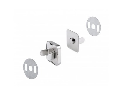 Magnetické zapínání 18x18 mm čtverec / nikl