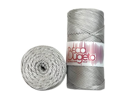 Eco Bugeto midi  2 mm/  stříbrná