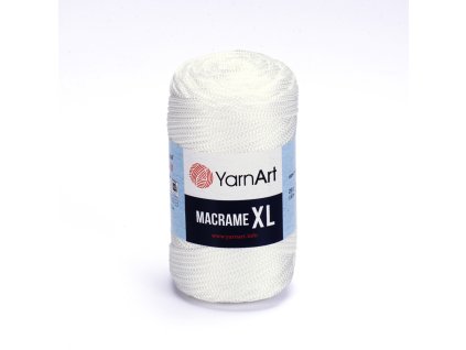 Macrame XL  4 mm- 154 Bílá