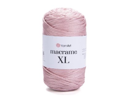 Macrame XL  4 mm- 171 Světle Starorůžová
