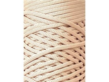 POLI CORD plochá šňůra 3 mm / IVORY